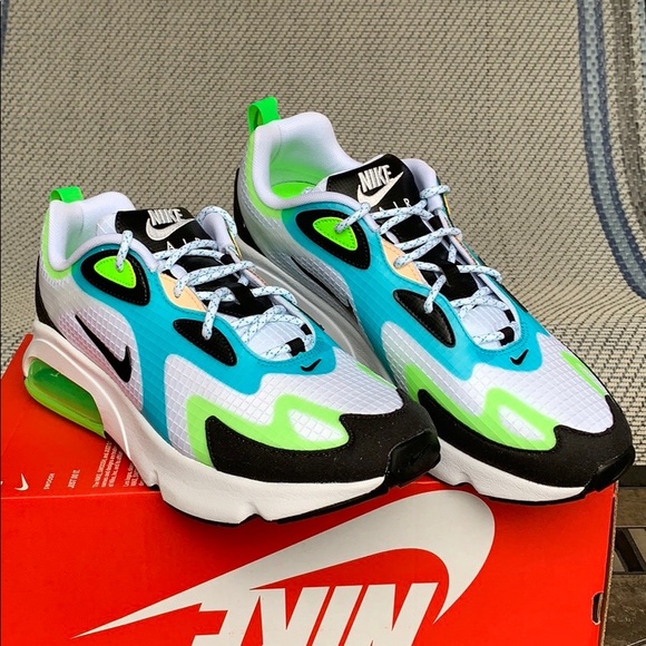 • NIKE AIR MAX 200 SE white/black-electric green M - Picture 9 of 16